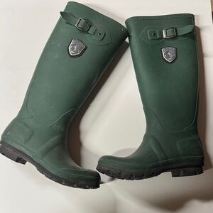 Kamik Green Tall Rain Boots 7